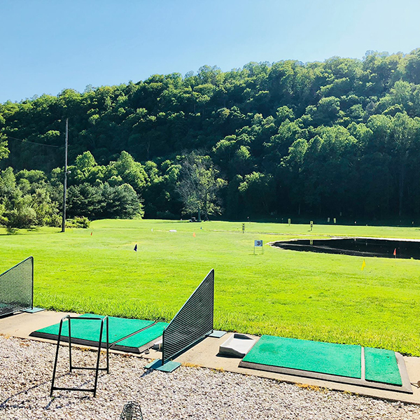 driving range at valley golf center